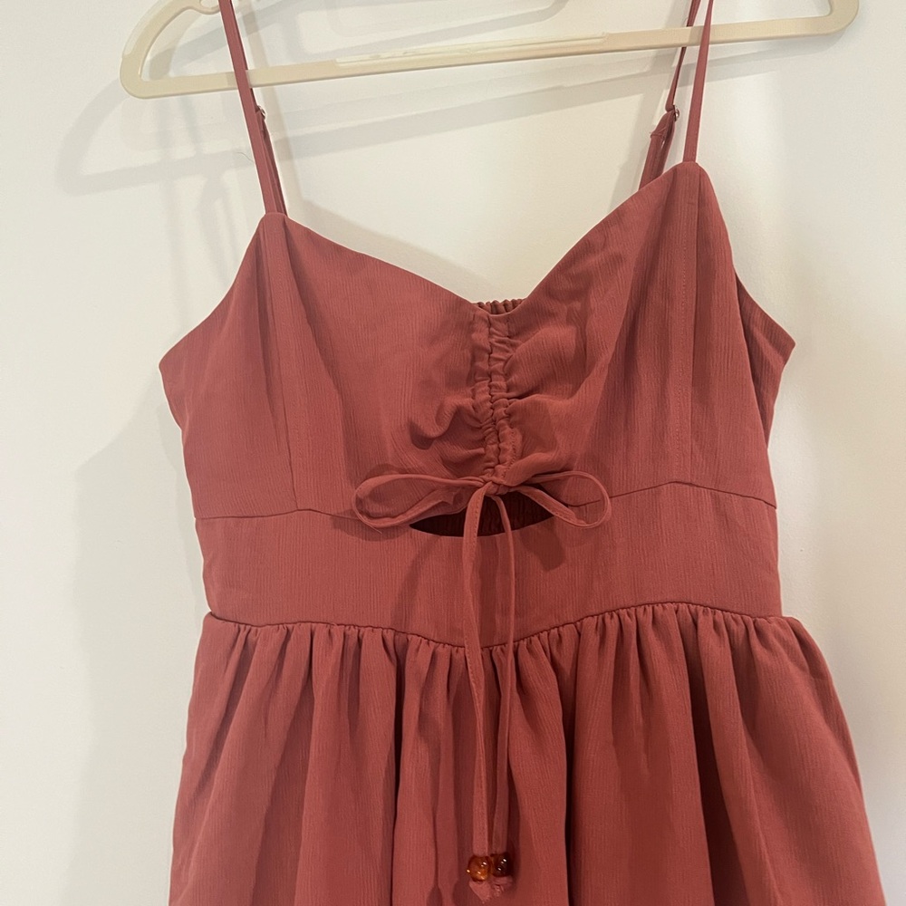Madewell Terracotta Maxi Dress